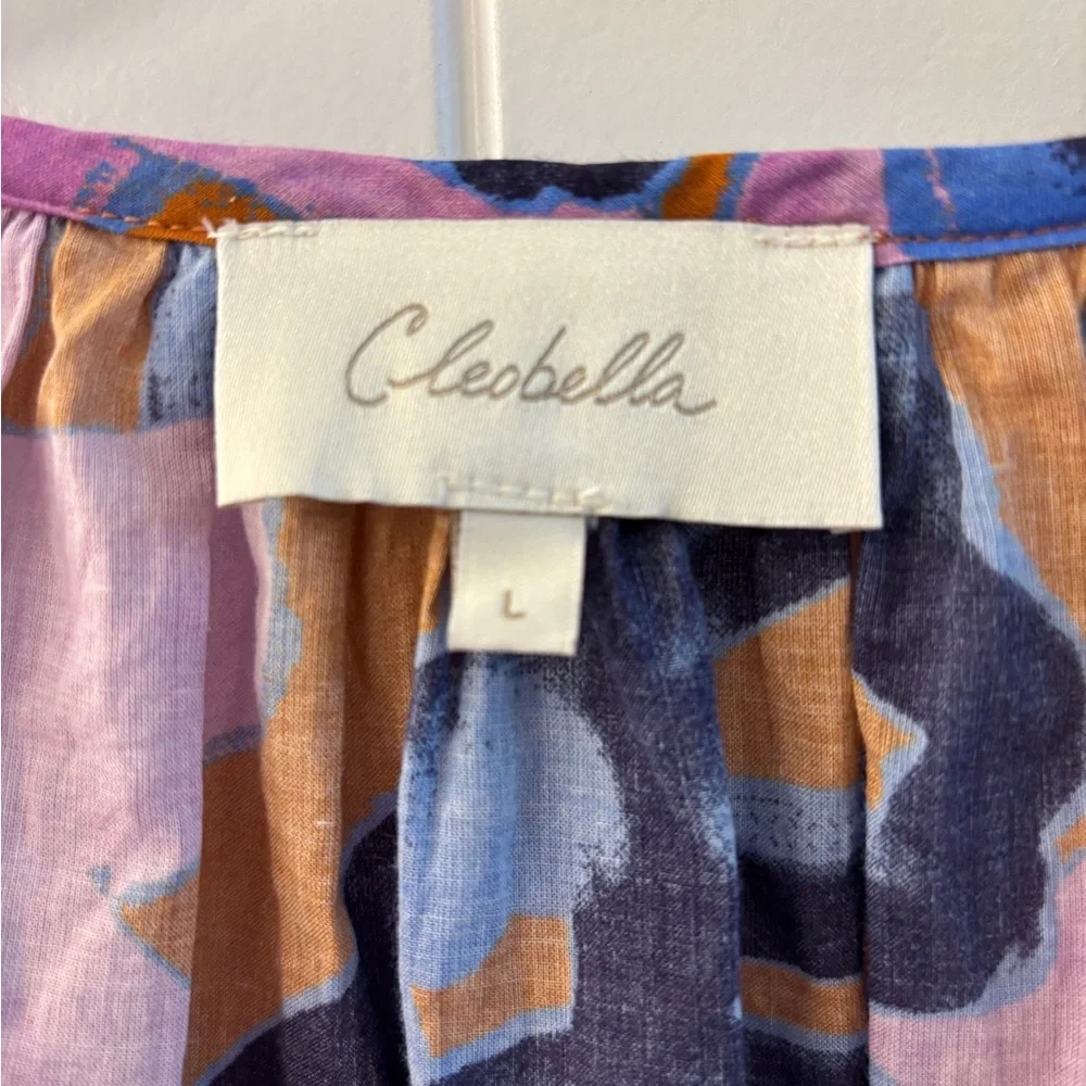 Cleobella Multicolor Abstract Blouse - Picture 3 of 4